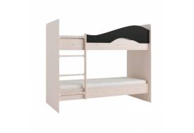 Двухъярусная кровать Мая без ящиков на латофлексах венге