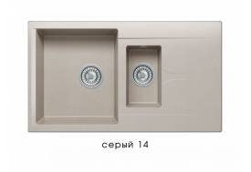 Мойка Polygran Brig-870 Серый 14