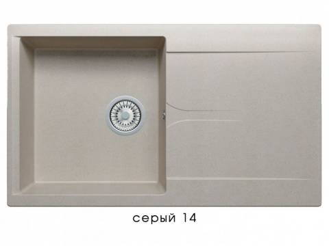 Мойка Polygran Gals-860 Серый 14