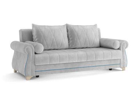 Диван Порто велюр тенерифе грэй