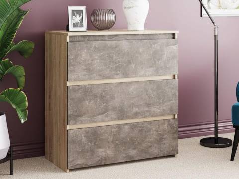 Комод Милано-1 Ателье тёмное