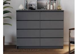 Комод Мори МК1200.8/2 Графит