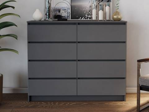 Комод Мори МК1200.8/2 Графит