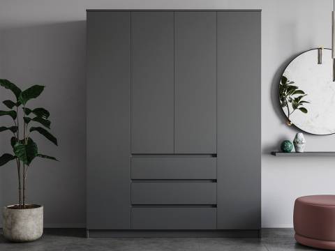 Шкаф Мори МШ1600.1 Графит