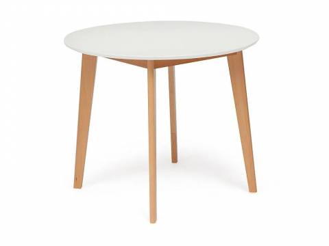 Стол обеденный Bosco Боско Белый-Натуральный