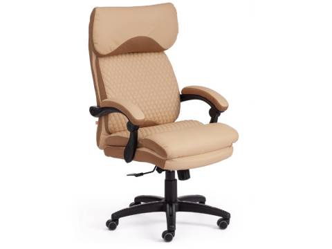 Кресло офисное Chief кожзам бежевый