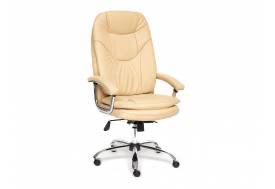 Кресло офисное Softy lux кожам бежевый