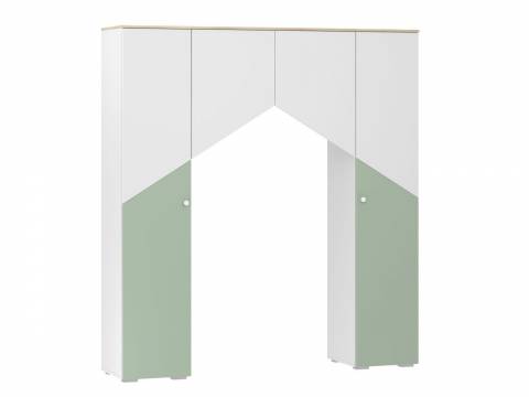 Шкаф комбинированный Банни НМ 041.45 фасад Макарун