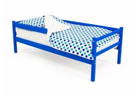 Кровать-тахта Svogen с бортиком синий