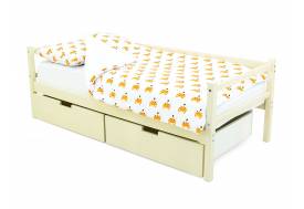 Кровать-тахта Svogen с ящиками бежевый