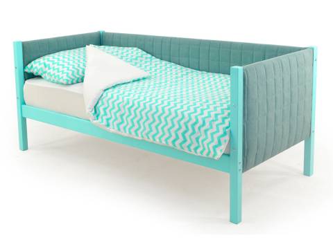 Кровать-тахта мягкая Svogen мятный