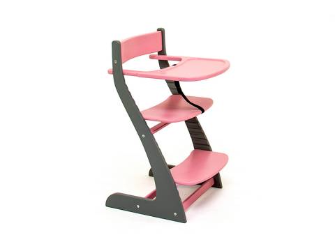 Растущий стул Усура со столиком графит-лаванда