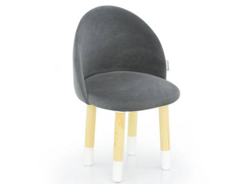 Детский мягкий стул Stumpa графит