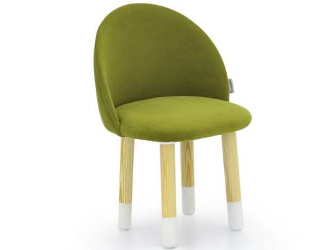 Детский мягкий стул Stumpa оливковый