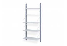 Детская навесная полка-стеллаж Svogen графит-белый