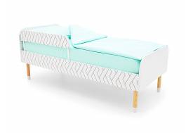 Кровать Stumpa Классика с бортиком рисунок Косички