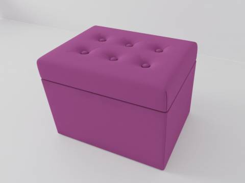 Пуф Сундук 02ПФКВ розовый