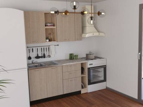 Кухонный гарнитур Надежда нормал 4 1500 мм