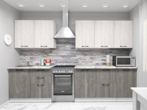 Кухонный гарнитур Нефрит 2500 мм