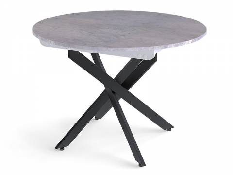 Стол Dikline RDB 100 опоры R90 бетон