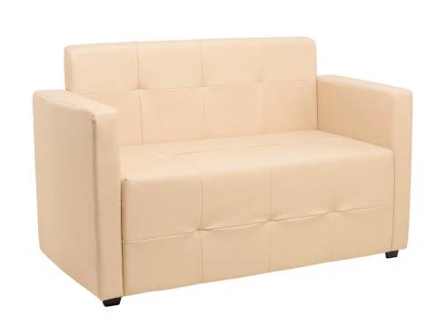 Диван Ситено двухместный Кожзам бежевый