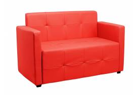 Диван Ситено двухместный Кожзам красный