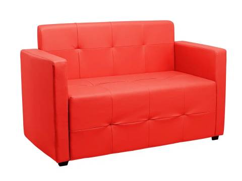 Диван Ситено двухместный Кожзам красный
