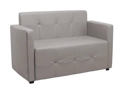 Диван Ситено двухместный Кожзам серый