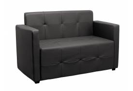 Диван Ситено двухместный Кожзам черный