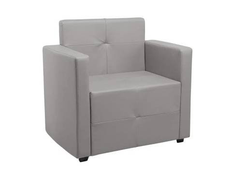 Кресло Ситено Кожзам серый