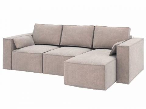 Диван угловой Бафи комбинация 3 Романо Мокка