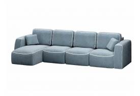 Диван угловой Бафи-2 комбинация 4 Романо Грей