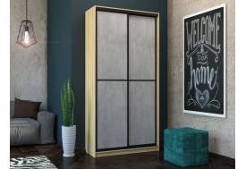 Шкаф-купе Лофт Шк12-47 1200 фасад МДФ бетон +