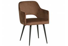 Стул Берта велюр тенерифе шоколад