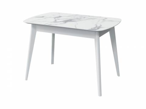 Стол нераздвижной Прайм 1400 Мрамор Белый