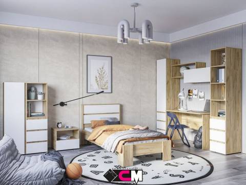 Детская Хелен Дуб Крафт золотой/ Белый