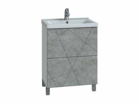 Тумбы Geometry 2-600 Фостер бетон