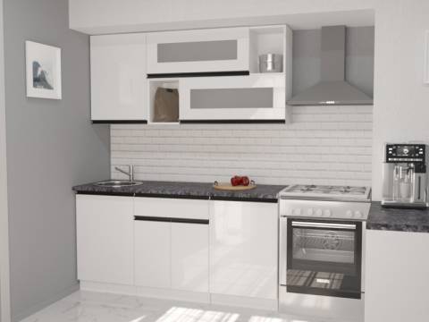 Кухонный гарнитур Лотос стандарт 1600 мм