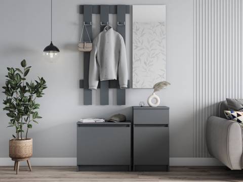 Прихожая Мори графит