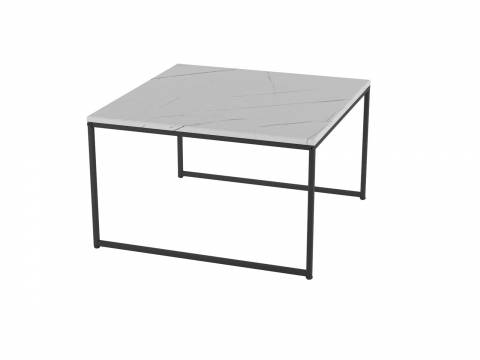 Стол журнальный Овер Белый мрамор