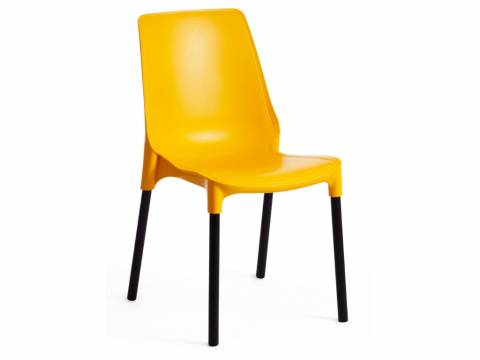 Стул Genius mod 75 желтый/ножки черные