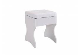 Пуф Виктория-1 белое дерево