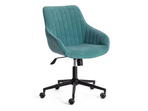 Кресло офисное Dublin велюр бирюзовый