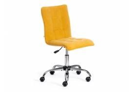 Кресло офисное Zero велюр горчичный