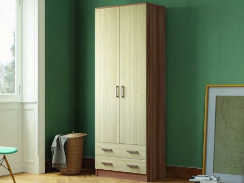 Шкаф Дуэт платяной ясень шимо