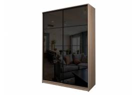 Шкаф-купе Max МШ-25-6-16-22 пленка Oracal черная