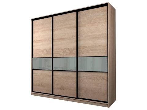 Шкаф-купе Max МШ-27-6-24/2-999 пленка Oracal светло-серая