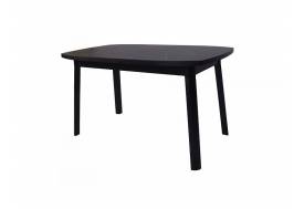 Стол раздвижной Дионис Лайт мрамор черный/черный муар