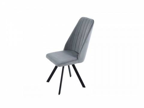 Стул Монако светло-серый/черный 4 шт