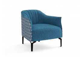 Кресло Мускат велюр киото нэви/шенилл домино пацифик